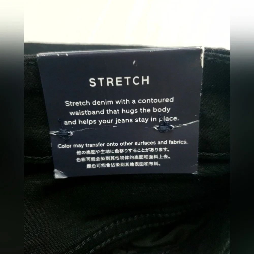 GAP 90's Mid Rise Classic Straight Jeans Black Stretch Hold 10/30 SHORT NWT $80